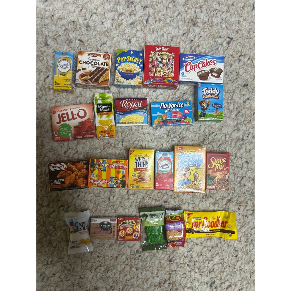 Zuru 5 Surprise Mini Brands Lot 22pc Hostess Jell-O TGI Fridays Miniature Food